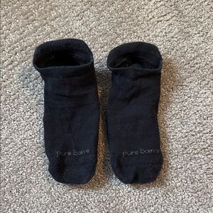 Pure Barre Black Socks